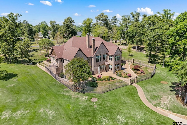 5581 Nancy Cir, Chandler, TX 75758 - view of subject property with a tree filled landscape
