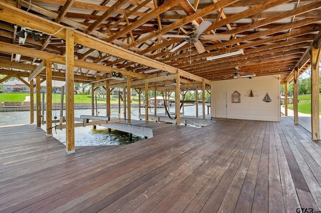 5581 Nancy Cir, Chandler, TX 75758 - dock with boat lift and a water view