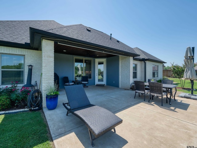 217 Providence Pl, Bullard, TX 75757 - view of patio with outdoor dining space