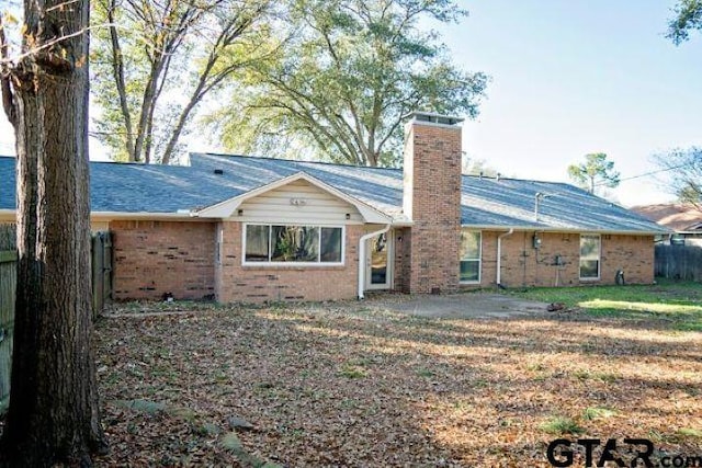 view of back of property