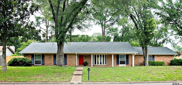 715 Belmont Dr, Athens, TX 75751 - ranch-style house featuring brick siding