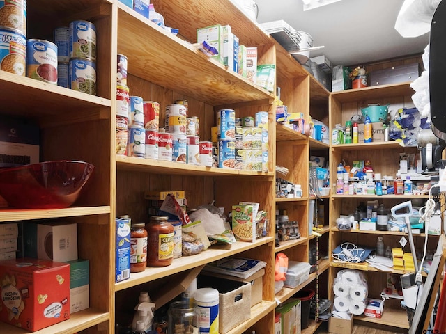 view of pantry