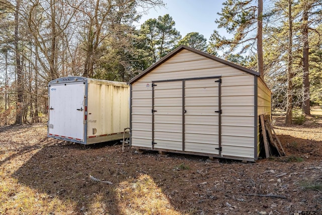 view of outbuilding