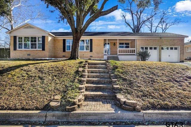 ranch-style house with a garage