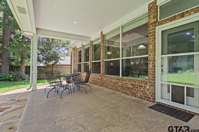 9190 Teal Flight Way, Tyler, TX 75703 - view of patio / terrace featuring outdoor dining space