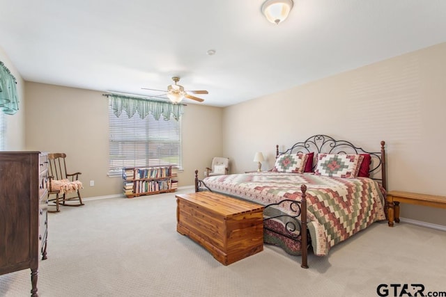9190 Teal Flight Way, Tyler, TX 75703 - bedroom with carpet floors, baseboards, and ceiling fan