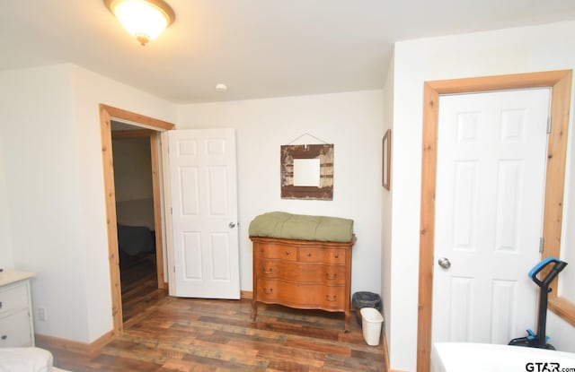1611 County Road 1858, Yantis, TX 75497 - bathroom featuring wood finished floors and vanity
