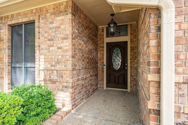 3110 Oleander Dr, Tyler, TX 75707 - doorway to property featuring brick siding