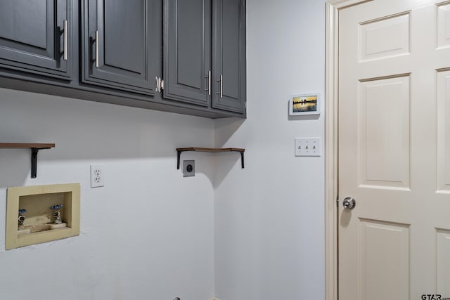 3110 Oleander Dr, Tyler, TX 75707 - laundry room featuring hookup for a washing machine, electric dryer hookup, and cabinet space