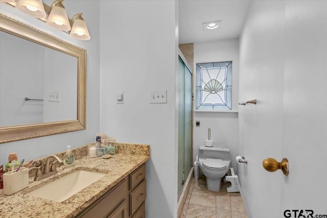 2631 Amy Ln, Tyler, TX 75701 - full bath featuring vanity and a shower stall