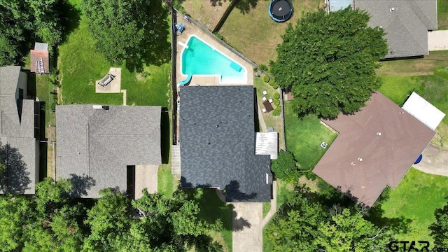 2631 Amy Ln, Tyler, TX 75701 - drone / aerial view of a pool