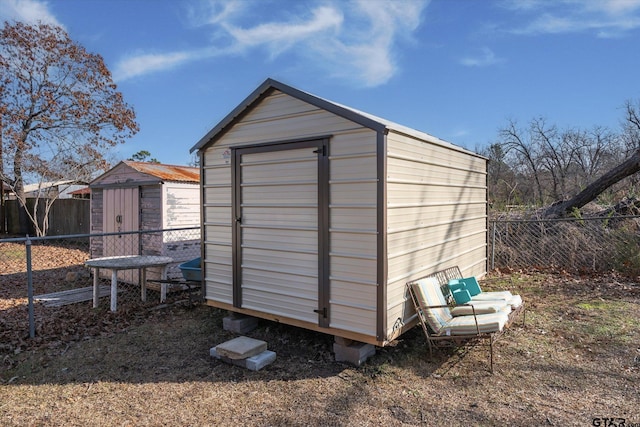 view of outdoor structure