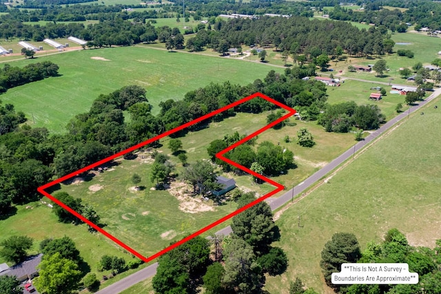 1605 County Road 4510, Winnsboro, TX 75494 - view of rural area featuring property parcel outlined