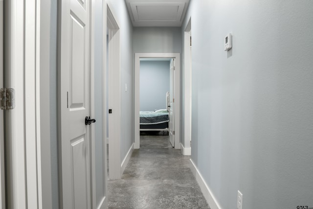 1605 County Road 4510, Winnsboro, TX 75494 - hallway with concrete floors and baseboards