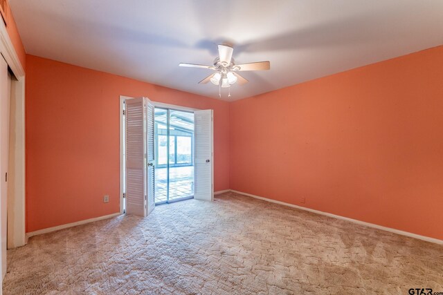 138 Drexel Dr, Sulphur Springs, TX 75482 - unfurnished room featuring ceiling fan, carpet floors, and baseboards