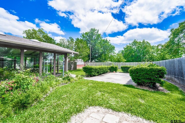 138 Drexel Dr, Sulphur Springs, TX 75482 - view of yard with a patio