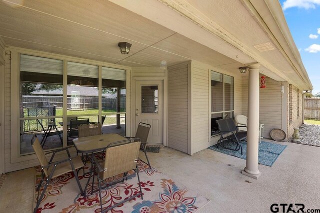 3029 Yasmeen Cir, Flint, TX 75762 - view of patio with outdoor dining space