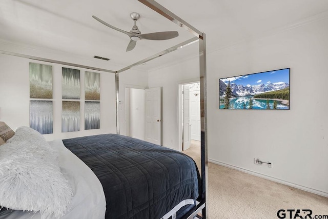 1701 Devonshire Dr, Tyler, TX 75703 - bedroom with carpet flooring and ceiling fan