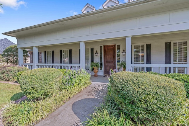 view of front of property