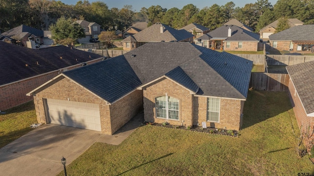 drone / aerial view featuring a residential view