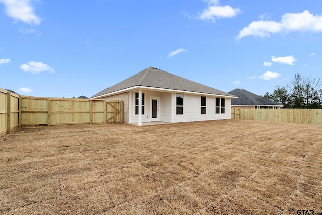 view of rear view of house