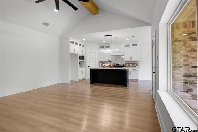 2099 Jackie Ave, Tyler, TX 75703 - living room featuring ceiling fan, light wood-style flooring, and recessed lighting