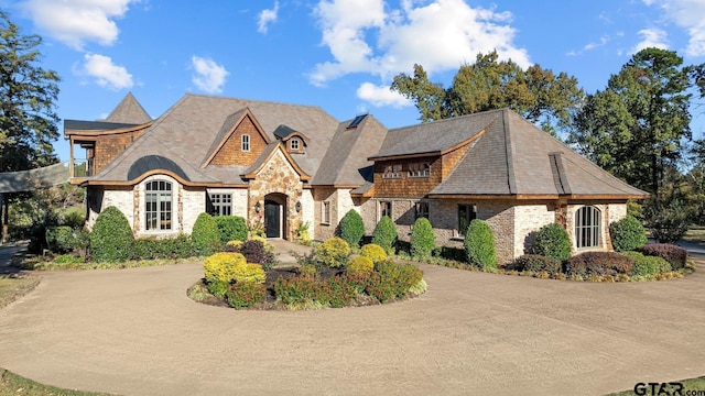 view of french provincial home