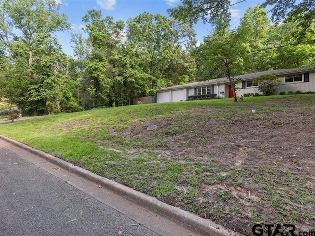 415 Lakeshore Dr, Palestine, TX 75801 - view of yard featuring an attached garage