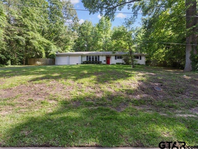 415 Lakeshore Dr, Palestine, TX 75801 - view of front facade featuring fence and a front lawn