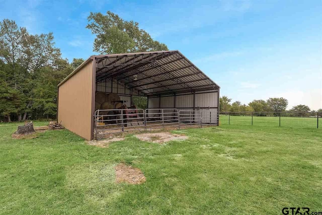15250 Fm 858, Athens, TX 75752 - view of pole building featuring a carport