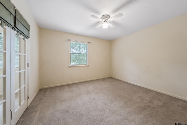 725 Purdue Dr, Tyler, TX 75701 - spare room featuring carpet floors and a ceiling fan