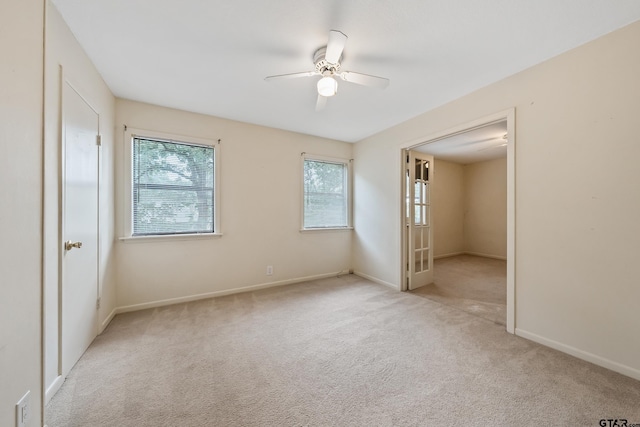 725 Purdue Dr, Tyler, TX 75701 - spare room with carpet and ceiling fan