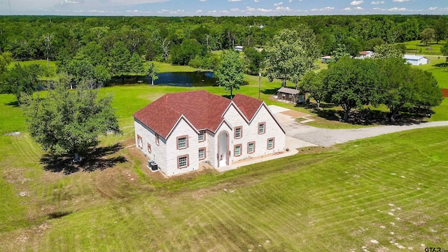 5900 Fm 858, Ben Wheeler, TX 75754 - view from above of property featuring a heavily wooded area and a nearby body of water