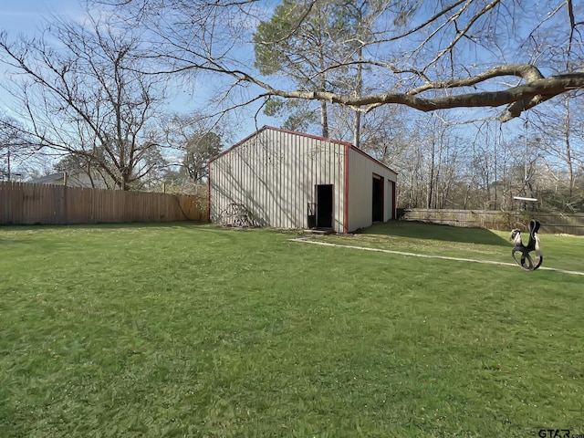 exterior space with a lawn