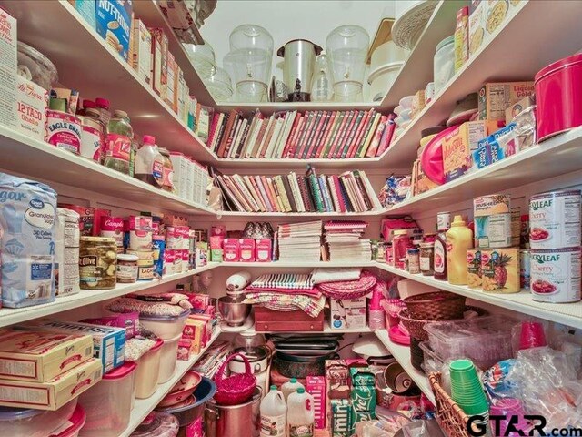 view of pantry