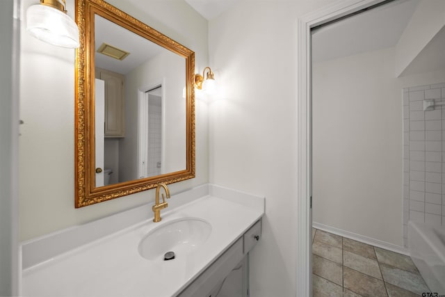 2110 Macbeth Ct, Tyler, TX 75703 - full bath featuring vanity, baseboards, and visible vents