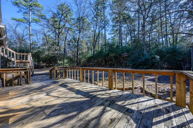 view of deck