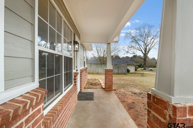 view of patio