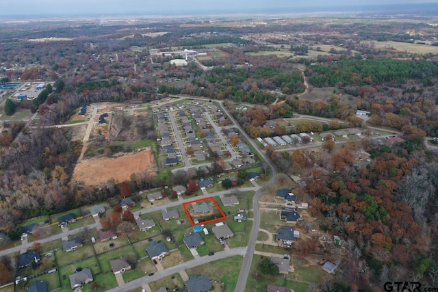 aerial view