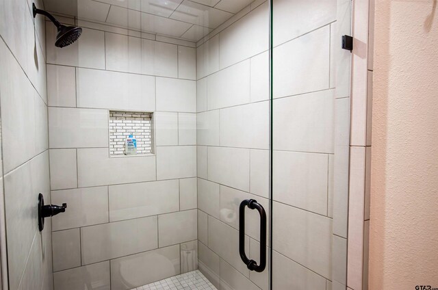 bathroom with walk in shower