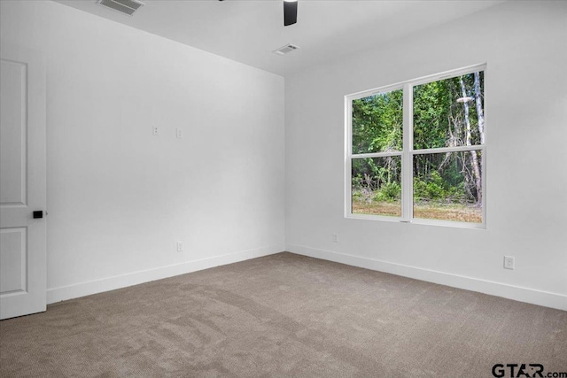 17314 Fm 2767, Tyler, TX 75705 - unfurnished room with ceiling fan, carpet floors, and baseboards
