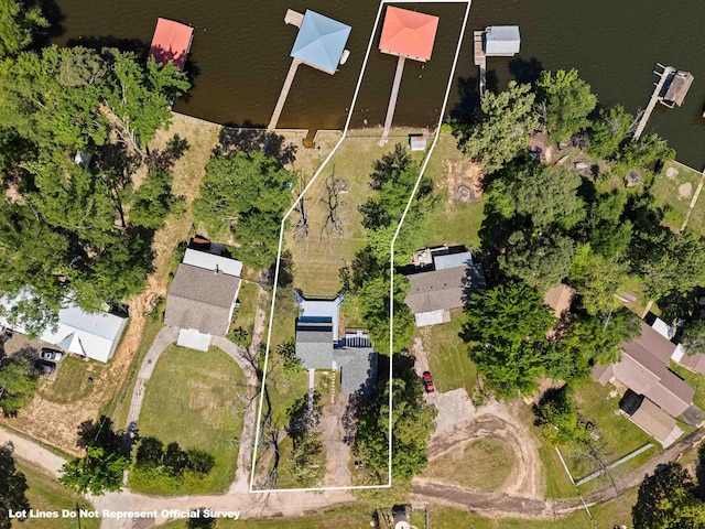 aerial view featuring a residential view