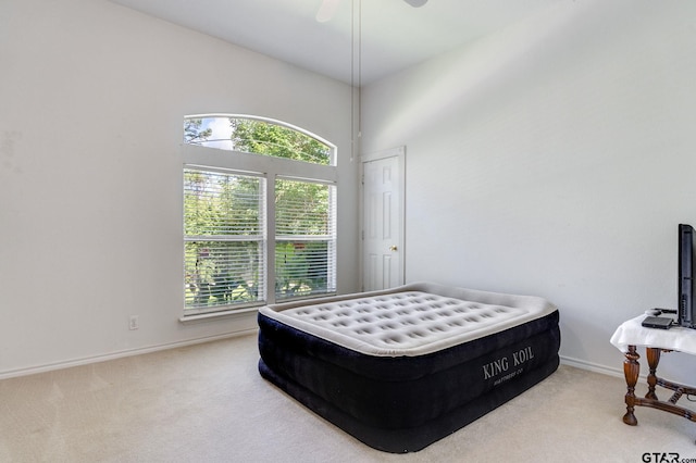 18737 Oakbrook Rd, Tyler, TX 75703 - bedroom with carpet floors and a ceiling fan