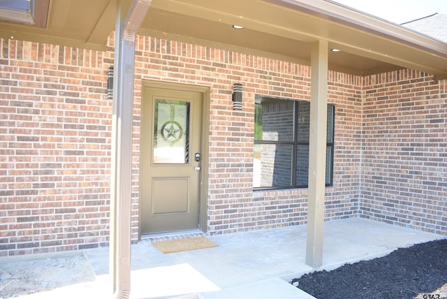 view of entrance to property