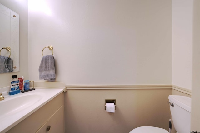 8312 Oxford Dr, Tyler, TX 75703 - half bath with toilet and vanity
