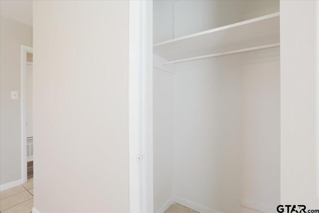 view of closet