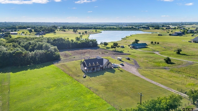 4180 N Smith Rd, Rockwall, TX 75087 - overview of rural landscape with a large body of water
