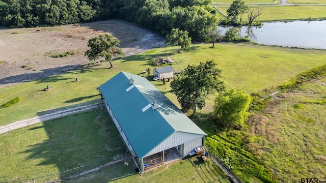 4180 N Smith Rd, Rockwall, TX 75087 - aerial view of property and surrounding area featuring a large body of water