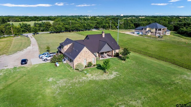 4180 N Smith Rd, Rockwall, TX 75087 - overview of rural landscape