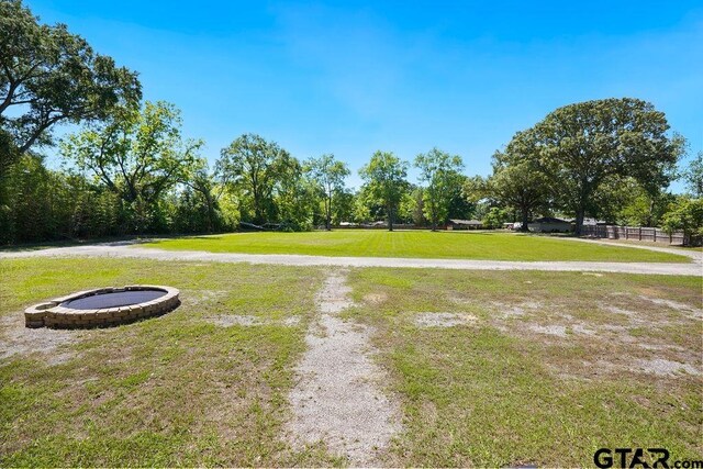 view of community with a yard